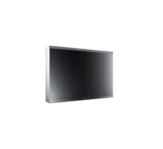 Emco Lichtspiegelschrank evo 08105 Aufputz, 2trg. 1000 mm alu.
