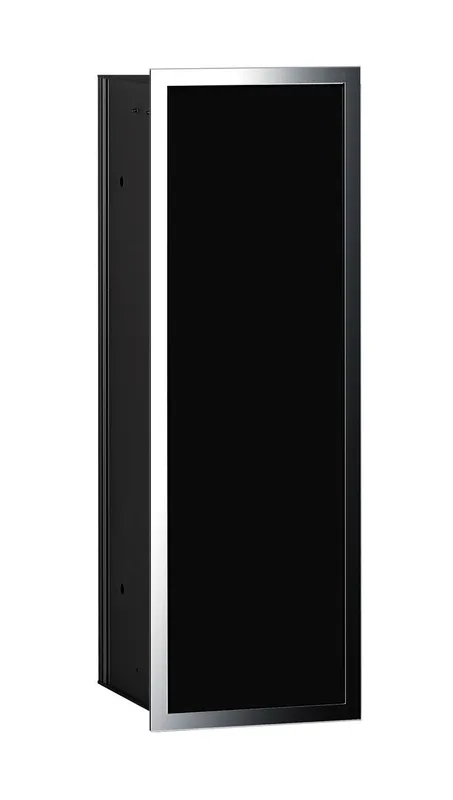 Emco Bürstengarnitur-Modul asis 150 27931 Unterputz 495 mm chr/schwarz