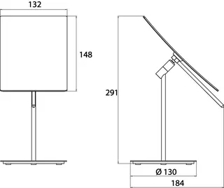 Emco Kosmetikspiegel pure 00113 3-fach, Standmodell 132x148 mm – Bild 5