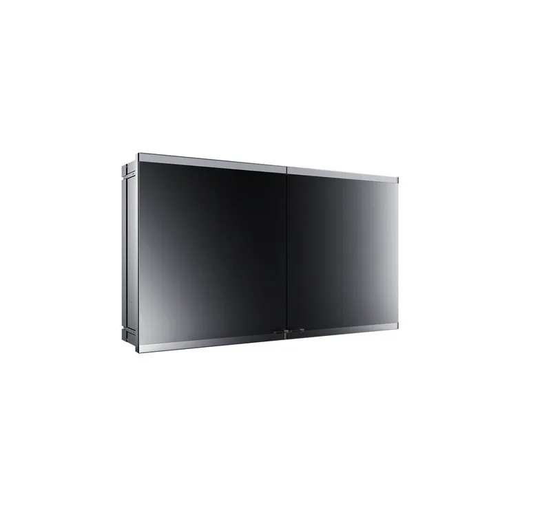 Emco Lichtspiegelschrank evo 08116 Unterputz, 2trg. 1200 mm alu.