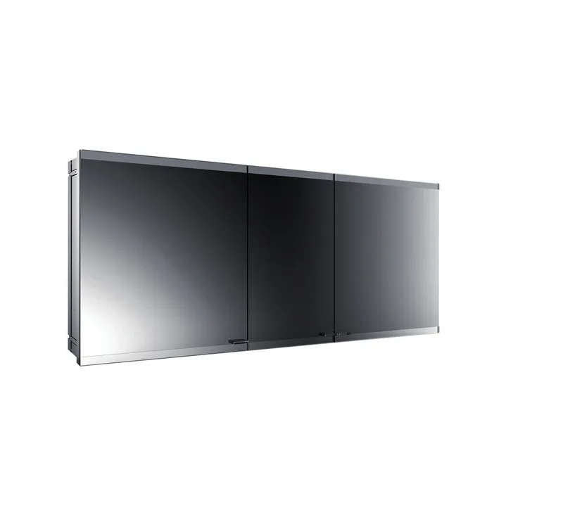 Emco Lichtspiegelschrank evo 08118 Unterputz, 3trg. 1600 mm alu.
