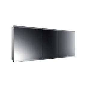 Emco Lichtspiegelschrank evo 08118 Unterputz, 3trg. 1600 mm alu.