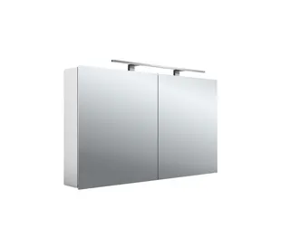 Emco Lichtspiegelschrank mee 05053 Aufputz, 2trg. 1200 mm alu.