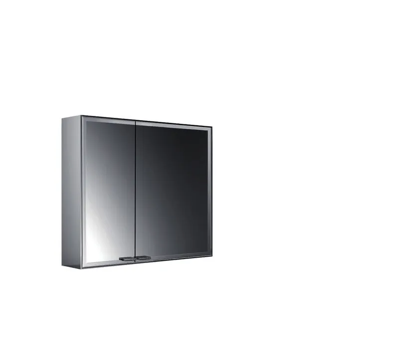 Emco Lichtspiegelschrank prestige2 07002 Aufputz, breite Tür rechts 787 mm alu.