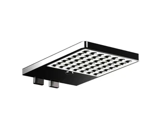 EC Spiegelklemmleuchte system2 00102 LED, eckig, 4000K 90x151 mm chr