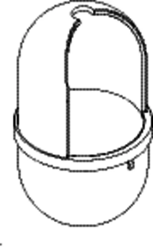 HEWI Bürstenbehälter f. WC BG 477.20.10005 signalweiß