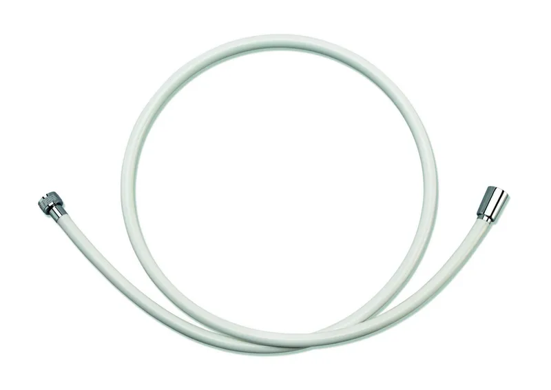 HEWI Brauseschlauch, L=2000 mm Weiß, Konus chrom