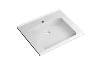 HEWI Waschtisch S-Form, modular, 650x550mm, 1.HL – Bild 2
