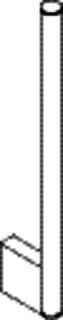 HEWI Reservepapierhalter 2-fach, chrom – Bild 3