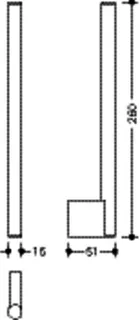 HEWI Reservepapierhalter 2-fach, chrom – Bild 5