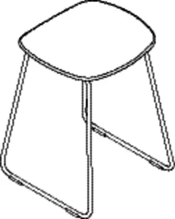 HEWI Duschhocker, H:497mm, B:370mm, Gestell verchromt signalweiß – Bild 4