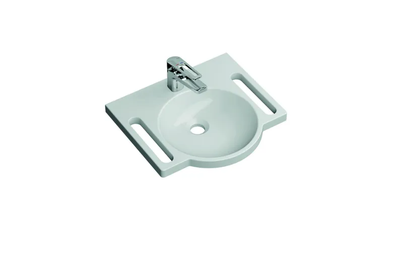 HEWI Produktset Waschtisch u. Armatur, Waschtisch 950.11.501 u. Arm. AQ1.12M10340