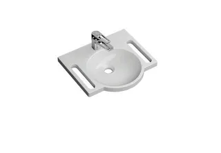 HEWI Produktset Waschtisch u. Armatur, Waschtisch 950.11.501 u. Arm. AQ1.12M10340 – Bild 2