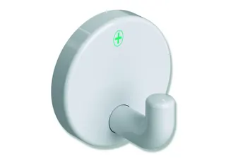 HEWI Wandhaken Ser 801, d:40mm, antimikrobielle Ausrüstung signalweiß