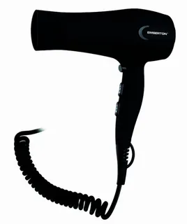 HEWI Haartrockner matt schwarz mit EU-Stecker