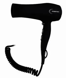 HEWI Haartrockner matt schwarz mit EU-Stecker – Bild 2