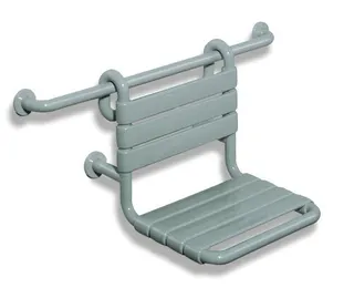 HEWI Einhängesitz Ser 801, Frankreich, B:345mm, H:422 mm, T:480 mm reinweiß – Bild 3