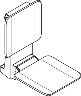 HEWI Einhängesitz, B:350, H:533, T:526 anthrazgr matt – Bild 4