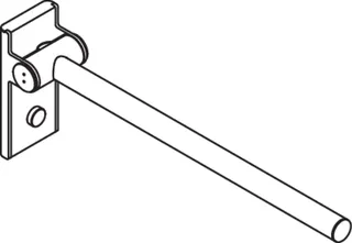 HEWI Stützklappgriff Mono (A), L:600mm, chrom – Bild 5