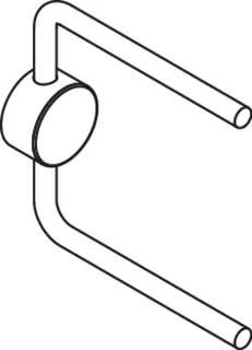 HEWI Reservepapierhalter System 815 f. 2 Rollen, Edelstahl verchromt – Bild 4