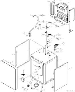 BOSCH bodensteh. Systemspeicher WD 120 B 775,5x600x649 Komponente OC8000iFM../120 – Bild 2