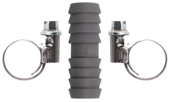 airfit Schlauchkupplung 19mm mit 2 VA Schlauchschellen Typ W2 3/4"