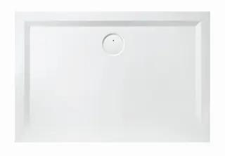 HO DW Muna 800x750x30 ohne Antirutsch, Material Solique, Weiß