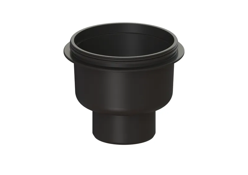 KESSEL-Ablaufkörper für Abdeckplatte für Geruchsverschluss 50 mm, schwarz
