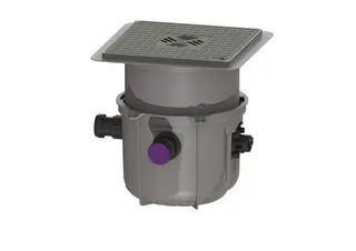 KESSEL-Hebeanlage Minilift L KTP 300, resistant, Bodenplatte, schwarz