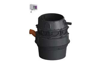 KESSEL-Pumpstation Aquapump XL Duo, SPF 1400-S3, niedrigster Einbau