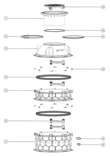 KESSEL-Schachtmodul LW 1000 Bodenplatte Zugang LW 600, 1380-1629 mm, Klasse D – Bild 2