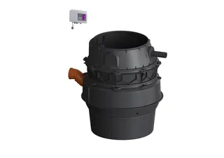 KESSEL-Pumpstation Aquapump XL Duo, SPF 1400-S1, niedrigster Einbau