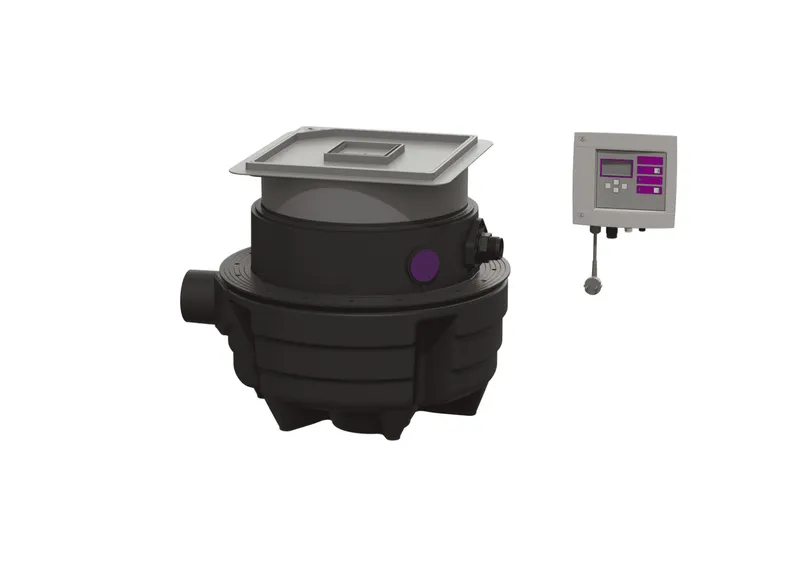 KESSEL-Hebeanlage Aqualift F Compact Mono, SPZ 1000, Bodenpl., befliesbar
