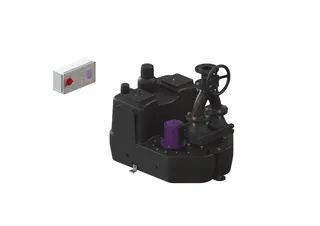 KESSEL-Hebeanlage Aqualift F XL 200 l Duo, SPF 1500-S3, Gussschieber