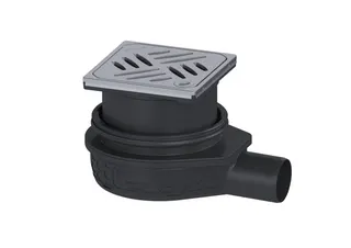KESSEL-Bodenablauf Der Ultraflache 79 DN 50, Designrost Kessel, L&L, Megastop