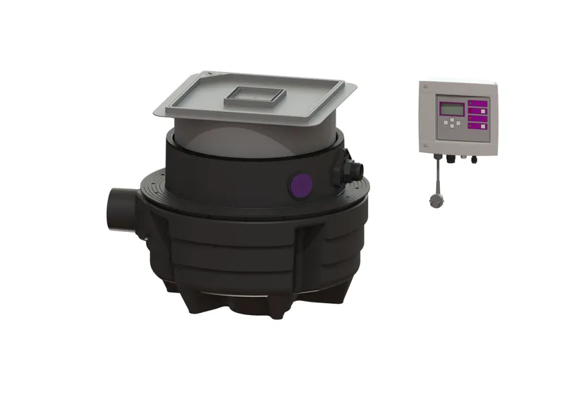 KESSEL-Hebeanlage Aqualift F Compact Mono, SPZ 1000, resist., Bodenpl., befl.