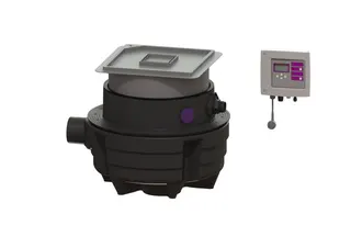 KESSEL-Hebeanlage Aqualift F Compact Mono, SPZ 1000, resist., Bodenpl., befl.