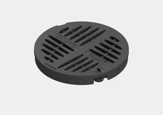 KESSEL-Schlitzrost Ecoguss, d: 235 mm, B 125