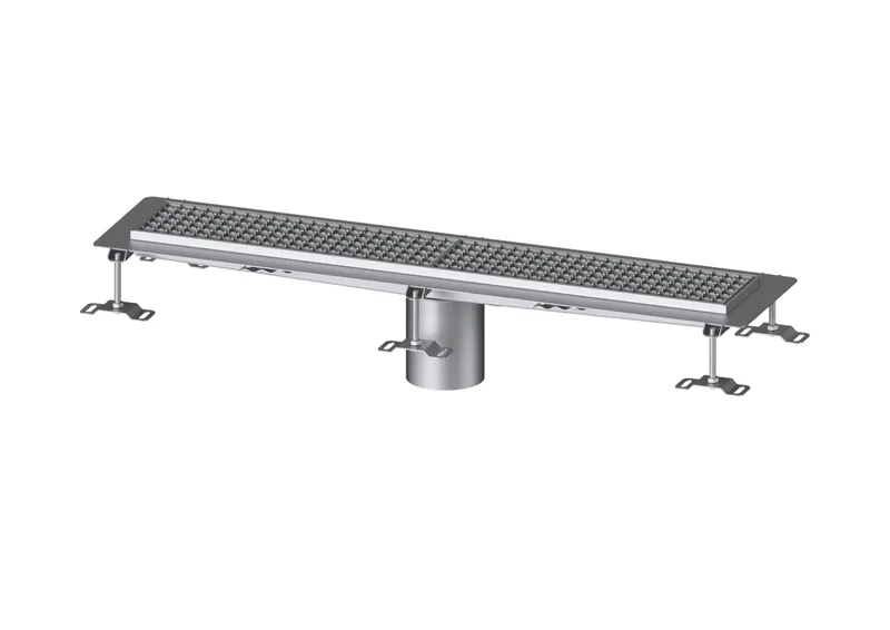 KESSEL-Kastenrinne Ferrofix Klebeflansch H: 15 mm, 156 x 1014 mm