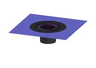 KESSEL-Verlängerungsstück H: 120 mm, mit Klebeflansch