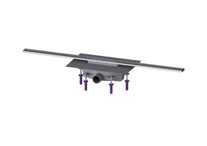 KESSEL-Duschrinne Linearis Infinity 90 L: 1000 mm, DN 50, Edelstahl gebürstet