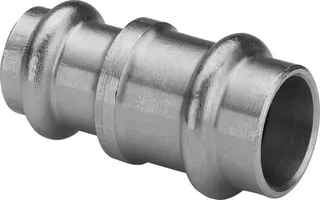 Viega Muffe mit SC Sanpress 9778.1 in 15x10mm Siliziumbronze – Bild 2