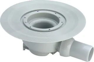 Viega Badablauf 4921.3 in DN50 Kunststoff grau