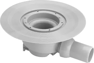 Viega Badablauf 4921.3 in DN50 Kunststoff grau – Bild 2