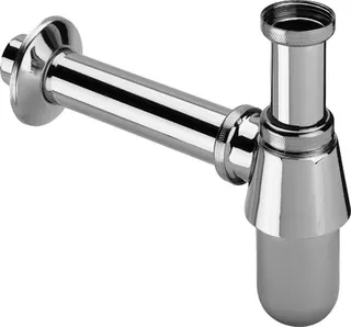 Viega Flaschengeruchverschluss 5753 in G1 1/4 x G1 1/4 Messing verchromt – Bild 2