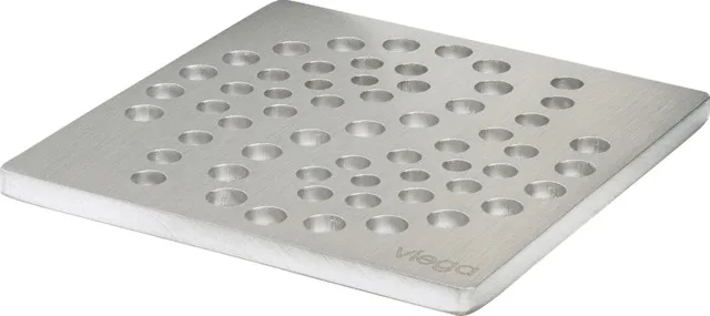 Viega Rost 4928.4 in 100x100mm Edelstahl matt-vernickelt