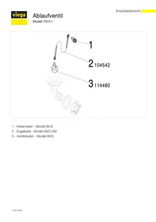 Viega Ablaufventil 7373.1 in G3/4 x 50mm Kunststoff weiss – Bild 4