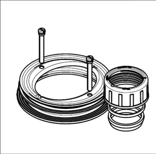 Viega Baugruppe Zubehör 6958.1-90C in 110mm Chromnickelstahl – Bild 2