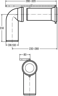 Viega Anschlussset 3811.01 in 110x230/400mm Kunststoff weiss – Bild 4