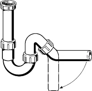 Viega Röhrengeruchverschluss 7985.20 in G2 x 50mm Kunststoff weiss – Bild 3